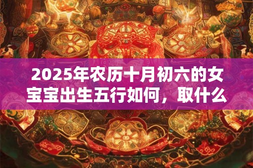 2025年农历十月初六的女宝宝出生五行如何，取什么名字吉利？