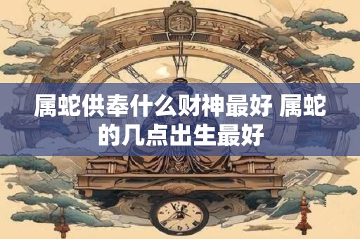 属蛇供奉什么财神最好 属蛇的几点出生最好