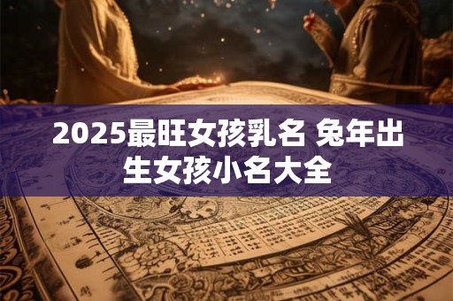 2025最旺女孩乳名 兔年出生女孩小名大全