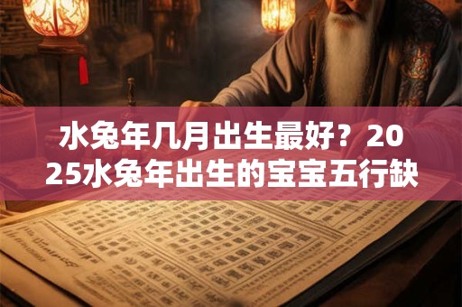 水兔年几月出生最好？2025水兔年出生的宝宝五行缺什么？