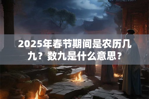 2025年春节期间是农历几九？数九是什么意思？