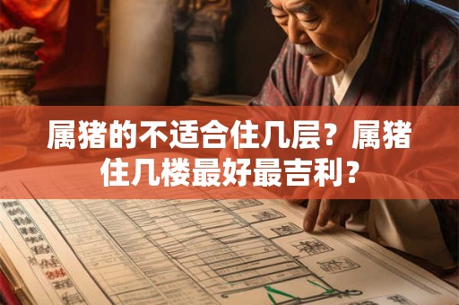 属猪的不适合住几层？属猪住几楼最好最吉利？