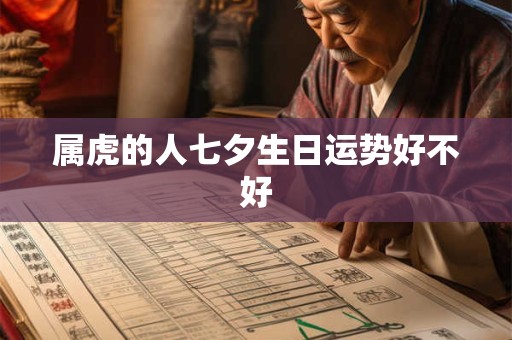 属虎的人七夕生日运势好不好