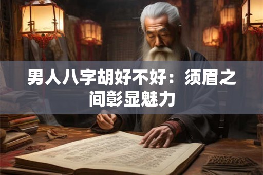男人八字胡好不好：须眉之间彰显魅力