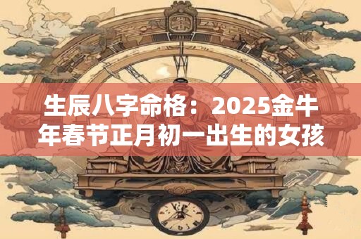 生辰八字命格：2025金牛年春节正月初一出生的女孩命好不好