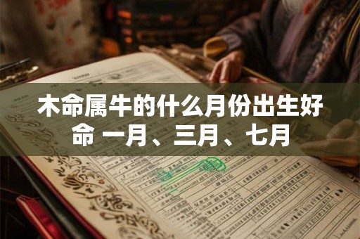 木命属牛的什么月份出生好命 一月、三月、七月