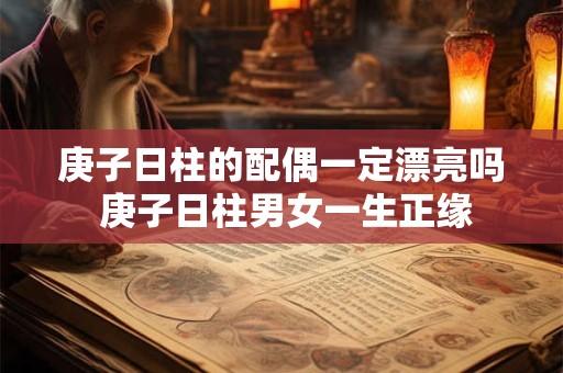 庚子日柱的配偶一定漂亮吗 庚子日柱男女一生正缘