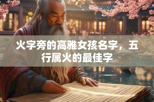 火字旁的高雅女孩名字，五行属火的最佳字