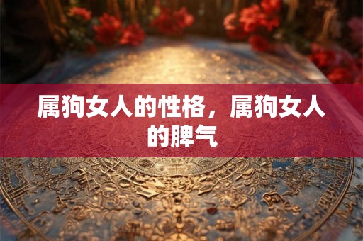 属狗女人的性格，属狗女人的脾气