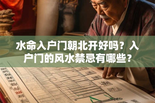 水命入户门朝北开好吗？入户门的风水禁忌有哪些？