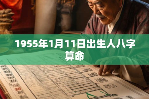 1955年1月11日出生人八字算命