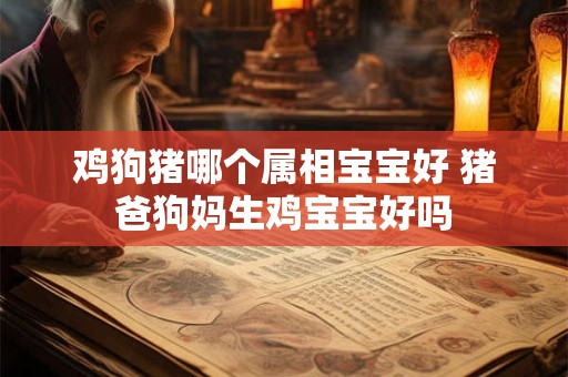 鸡狗猪哪个属相宝宝好 猪爸狗妈生鸡宝宝好吗