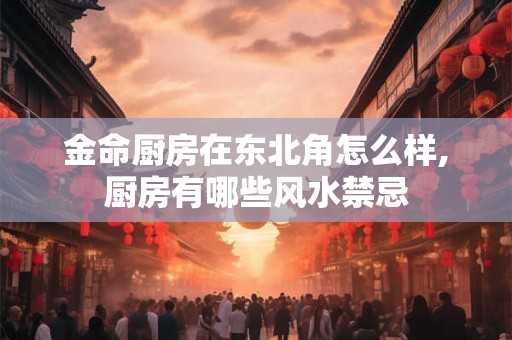 金命厨房在东北角怎么样,厨房有哪些风水禁忌