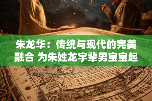 朱龙华：传统与现代的完美融合 为朱姓龙字辈男宝宝起名