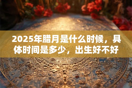 2025年腊月是什么时候，具体时间是多少，出生好不好？