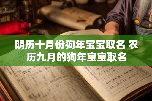 阴历十月份狗年宝宝取名 农历九月的狗年宝宝取名