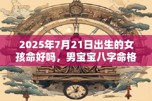 2025年7月21日出生的女孩命好吗，男宝宝八字命格