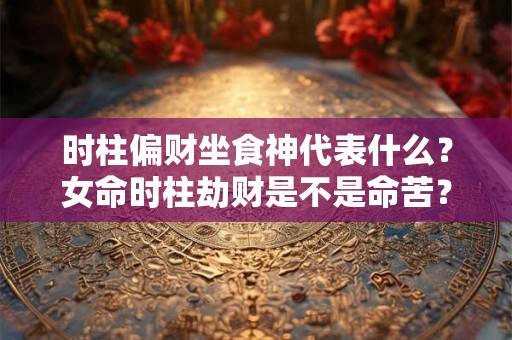 时柱偏财坐食神代表什么？女命时柱劫财是不是命苦？