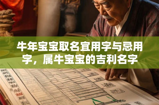 牛年宝宝取名宜用字与忌用字，属牛宝宝的吉利名字