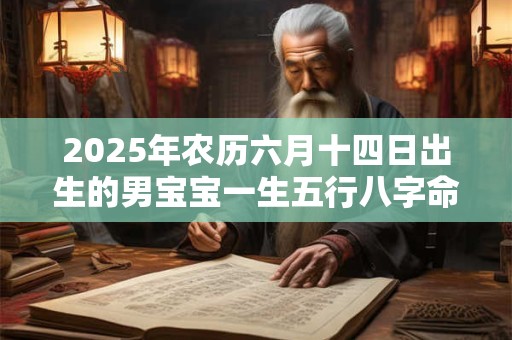 2026年农历六月十四日出生的男宝宝一生五行八字命运详解 2026年农历六月十四日出生的男宝宝一生五行八字命运详解