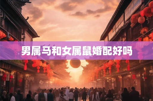 男属马和女属鼠婚配好吗