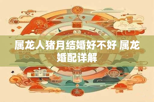 属龙人猪月结婚好不好 属龙婚配详解