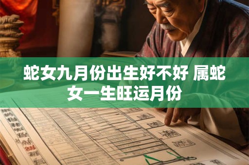 蛇女九月份出生好不好 属蛇女一生旺运月份