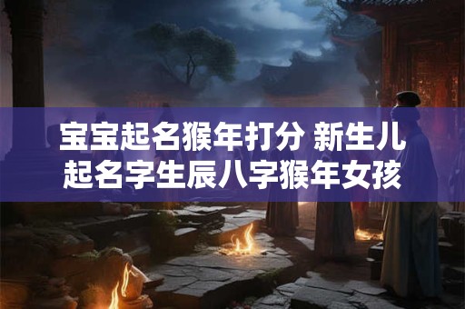 宝宝起名猴年打分 新生儿起名字生辰八字猴年女孩