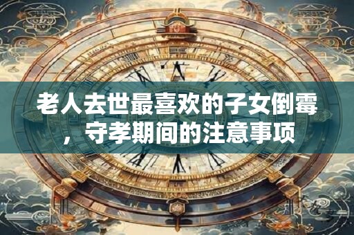 老人去世最喜欢的子女倒霉,守孝期间的注意事项 老人去世最喜欢的子女倒霉,守孝期间的注意事项