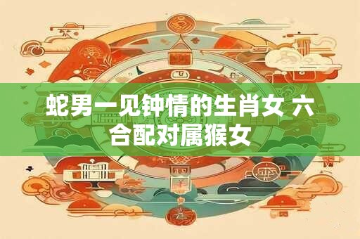 蛇男一见钟情的生肖女 六合配对属猴女