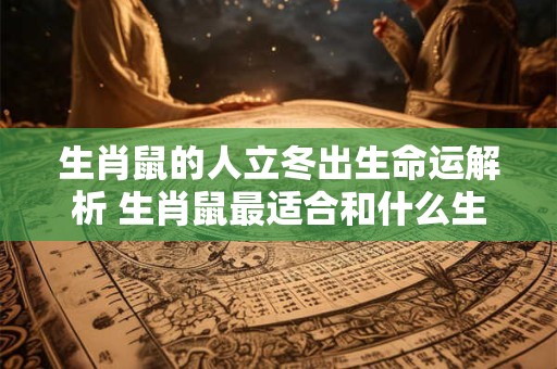 生肖鼠的人立冬出生命运解析 生肖鼠最适合和什么生肖结婚