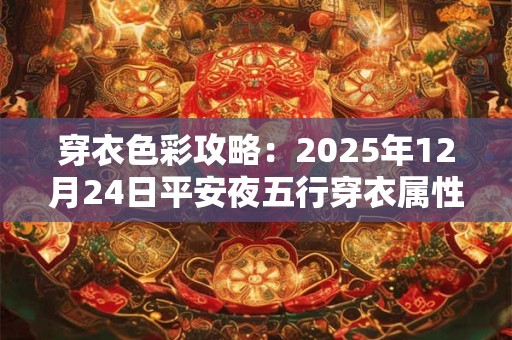 穿衣色彩攻略：2025年12月24日平安夜五行穿衣属性查询