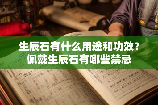 生辰石有什么用途和功效？佩戴生辰石有哪些禁忌