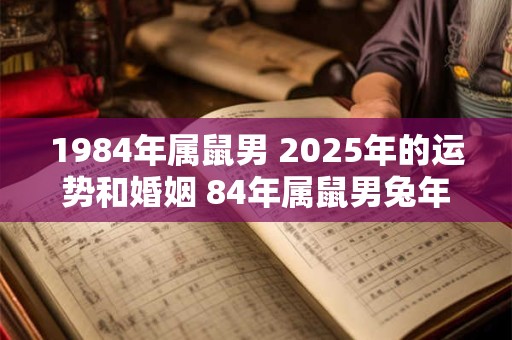 1984年属鼠男 2025年的运势和婚姻 84年属鼠男兔年运势表现