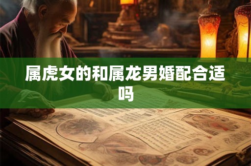 属虎女的和属龙男婚配合适吗