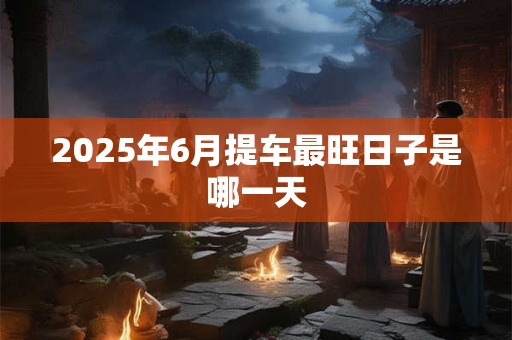 2025年6月提车最旺日子是哪一天