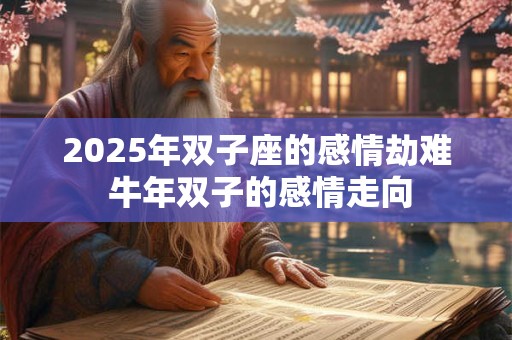 2025年双子座的感情劫难 牛年双子的感情走向