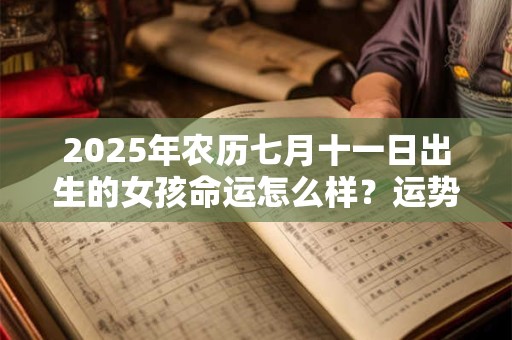 2025年农历七月十一日出生的女孩命运怎么样？运势详解