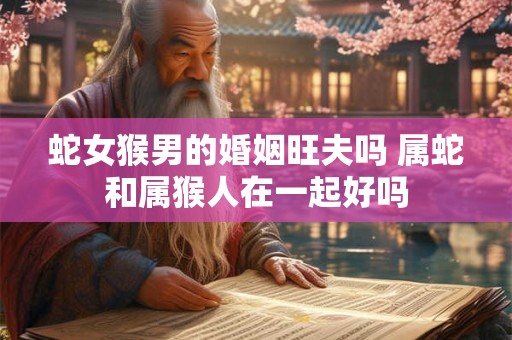 蛇女猴男的婚姻旺夫吗 属蛇和属猴人在一起好吗