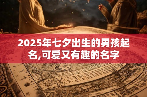 2025年七夕出生的男孩起名,可爱又有趣的名字