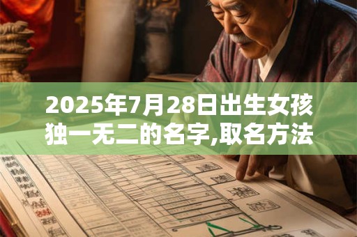 2025年7月28日出生女孩独一无二的名字,取名方法介绍 2025年7月28日出生女孩独一无二的名字,取名方法介绍