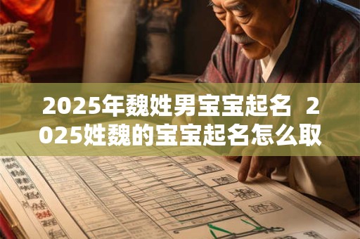 2025年魏姓男宝宝起名  2025姓魏的宝宝起名怎么取好