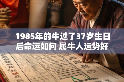 1985年的牛过了37岁生日后命运如何 属牛人运势好吗
