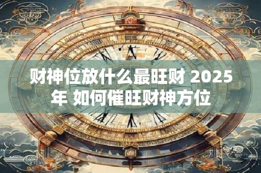 财神位放什么最旺财 2025年 如何催旺财神方位