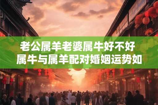 老公属羊老婆属牛好不好 属牛与属羊配对婚姻运势如何