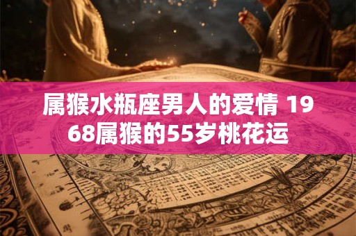 属猴水瓶座男人的爱情 1968属猴的55岁桃花运