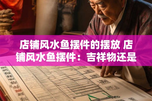 店铺风水鱼摆件的摆放 店铺风水鱼摆件：吉祥物还是招财猫