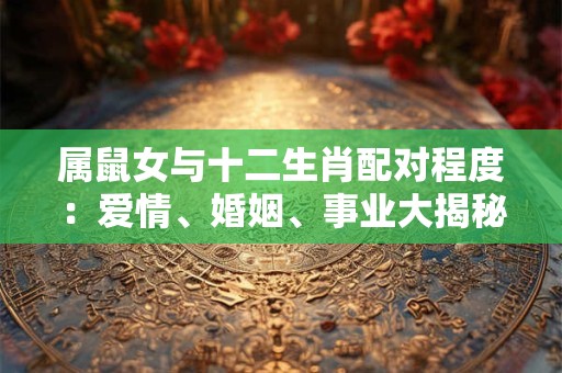 属鼠女与十二生肖配对程度：爱情、婚姻、事业大揭秘！