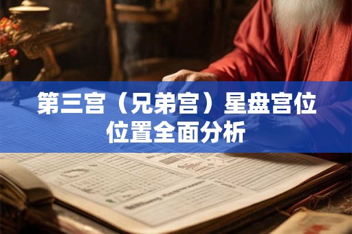 第三宫（兄弟宫）星盘宫位位置全面分析