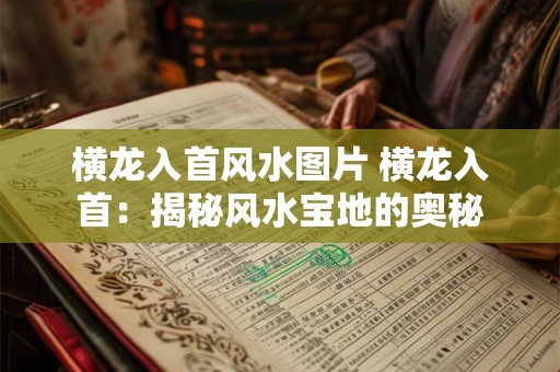 横龙入首风水图片 横龙入首：揭秘风水宝地的奥秘